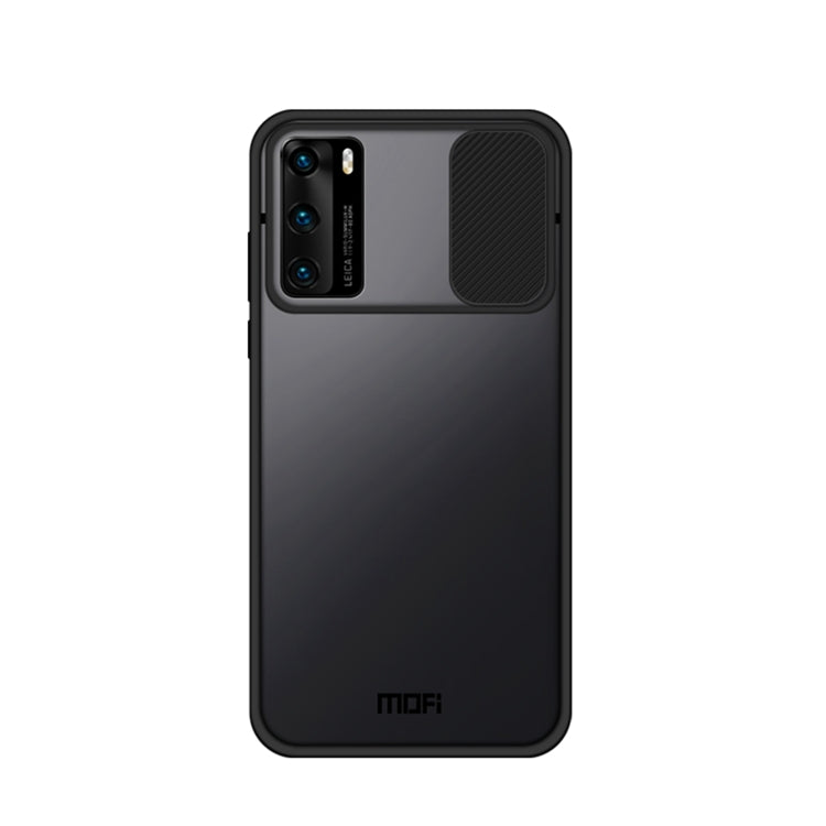 For Huawei P40 MOFI Xing Dun Series PC + TPU Anti-peep Waterproof And Anti-drop All-inclusive Protective Shell, Translucent Frosted(Black) - Huawei Cases by MOFI | Online Shopping South Africa | PMC Jewellery