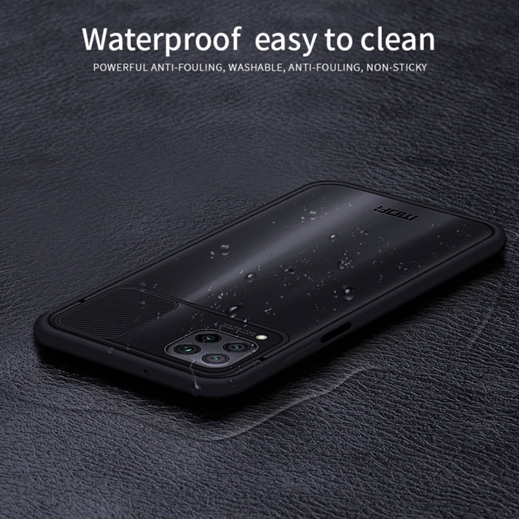 For Huawei P40 lite MOFI Xing Dun Series PC + TPU Anti-peep Waterproof And Anti-drop All-inclusive Protective Shell, Translucent Frosted(Black) - Huawei Cases by MOFI | Online Shopping South Africa | PMC Jewellery