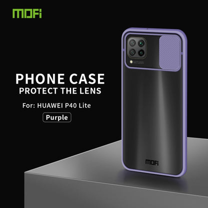 For Huawei P40 lite MOFI Xing Dun Series PC + TPU Anti-peep Waterproof And Anti-drop All-inclusive Protective Shell, Translucent Frosted(Purple) - Huawei Cases by MOFI | Online Shopping South Africa | PMC Jewellery