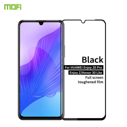 For Huawei Honor 30 Lite MOFI 9H 2.5D Full Screen Tempered Glass Film(Black) - Honor Tempered Glass by MOFI | Online Shopping South Africa | PMC Jewellery