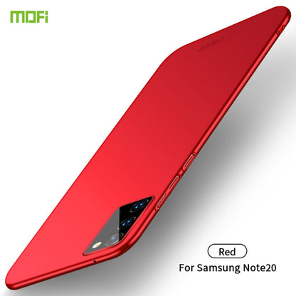 For Samsung Galaxy Note20 MOFI Frosted PC Ultra-thin Hard Case(Red) - Galaxy Note20 Cases by MOFI | Online Shopping South Africa | PMC Jewellery