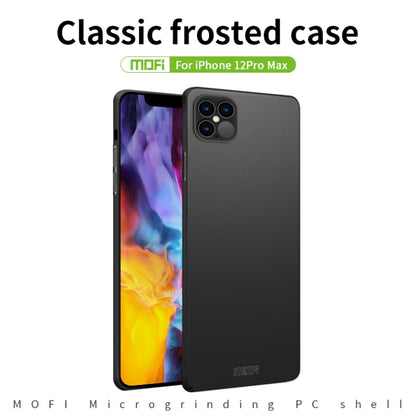 For iPhone 12 Pro Max MOFI Frosted PC Ultra-thin Hard Case(Rose gold) - iPhone 12 Pro Max Cases by MOFI | Online Shopping South Africa | PMC Jewellery