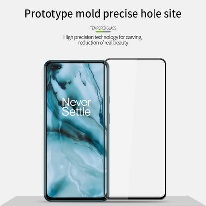 For OnePlus Nord MOFI 9H 3D Explosion-proof Curved Screen Tempered Glass Film(Black) - OnePlus Tempered Glass by MOFI | Online Shopping South Africa | PMC Jewellery