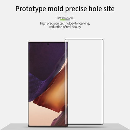 For Samsung Galaxy Note20 Ultra MOFI 9H 3D Explosion Proof Thermal Bending Full Screen Covered With Tempered Glass Film（Ultrasonic fingerprint unlock）(Black) - Galaxy Tempered Glass by MOFI | Online Shopping South Africa | PMC Jewellery