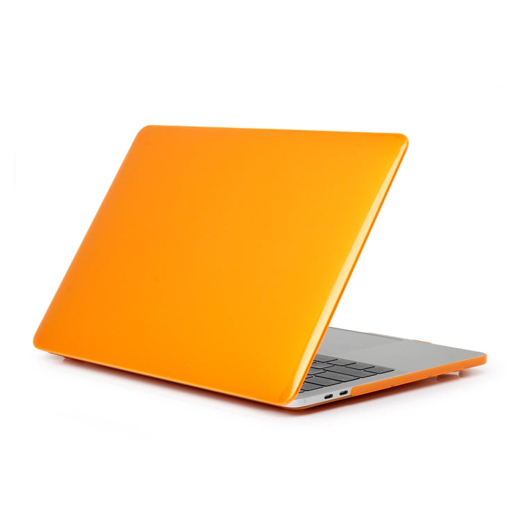 ENKAY Hat-Prince 3 in 1 For MacBook Pro 13 inch A2289 / A2251 (2020) Crystal Hard Shell Protective Case + Europe Version Ultra-thin TPU Keyboard Protector Cover + Anti-dust Plugs Set(Orange) - MacBook Pro Cases by ENKAY | Online Shopping South Africa | PMC Jewellery | Buy Now Pay Later Mobicred