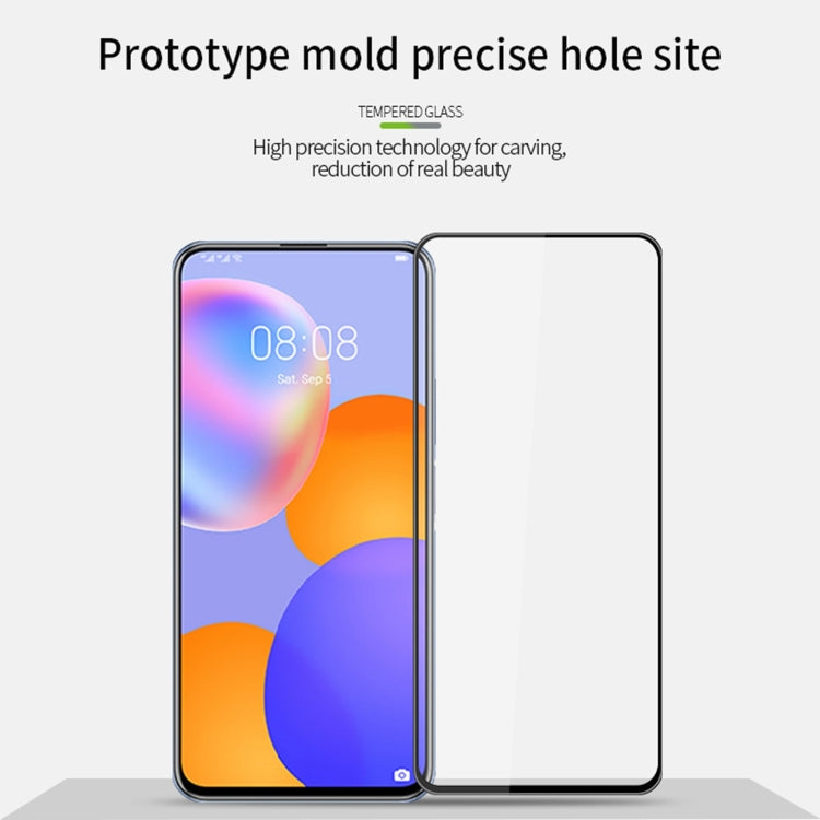 For Huawei Y9a 2020 MOFI 9H 3D Explosion-proof Curved Screen Tempered Glass Film(Black) - Huawei Tempered Glass by MOFI | Online Shopping South Africa | PMC Jewellery