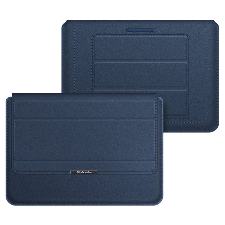 4 in 1 Universal Laptop Holder PU Waterproof Protection Wrist Laptop Bag, Size:11/12inch(Dark blue) - 12.1 inch by PMC Jewellery | Online Shopping South Africa | PMC Jewellery | Buy Now Pay Later Mobicred