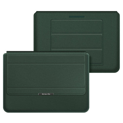 4 in 1 Universal Laptop Holder PU Waterproof Protection Wrist Laptop Bag, Size:15/16inch(Green) - 15 inch by PMC Jewellery | Online Shopping South Africa | PMC Jewellery | Buy Now Pay Later Mobicred