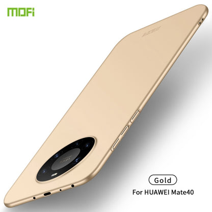 For Huawei Mate 40 MOFI Frosted PC Ultra-thin Hard Case(Gold) - Huawei Cases by MOFI | Online Shopping South Africa | PMC Jewellery