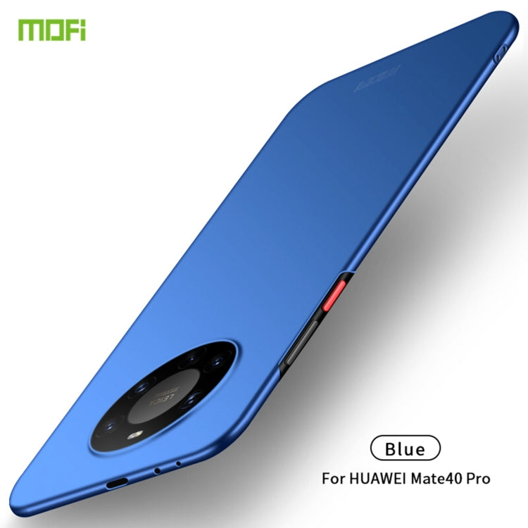 For Huawei Mate 40 Pro MOFI Frosted PC Ultra-thin Hard Case(Blue) - Huawei Cases by MOFI | Online Shopping South Africa | PMC Jewellery