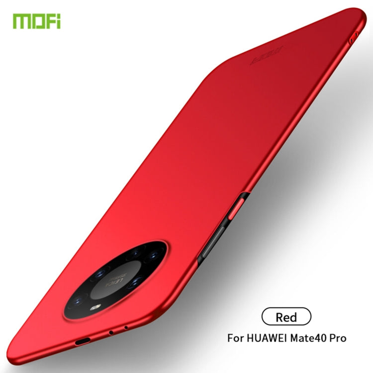 For Huawei Mate 40 Pro MOFI Frosted PC Ultra-thin Hard Case(Red) - Huawei Cases by MOFI | Online Shopping South Africa | PMC Jewellery