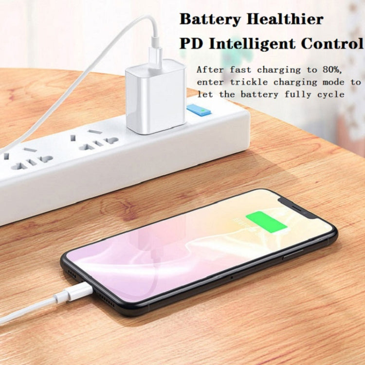 SDC-20W 2 in 1 PD 20W USB-C / Type-C Travel Charger + 3A PD3.0 USB-C / Type-C to 8 Pin Fast Charge Data Cable Set, Cable Length: 2m, US Plug - USB Charger by PMC Jewellery | Online Shopping South Africa | PMC Jewellery | Buy Now Pay Later Mobicred