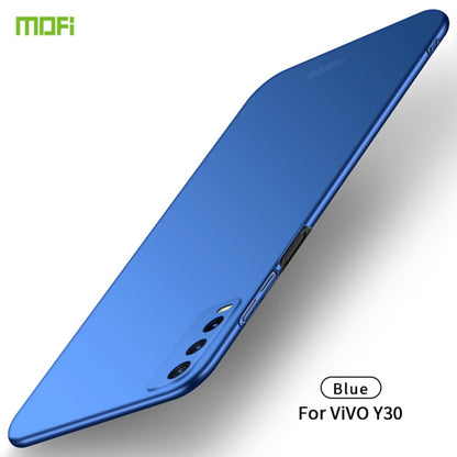 For vivo Y30 MOFI Frosted PC Ultra-thin Hard Case (Blue) - vivo Cases by MOFI | Online Shopping South Africa | PMC Jewellery