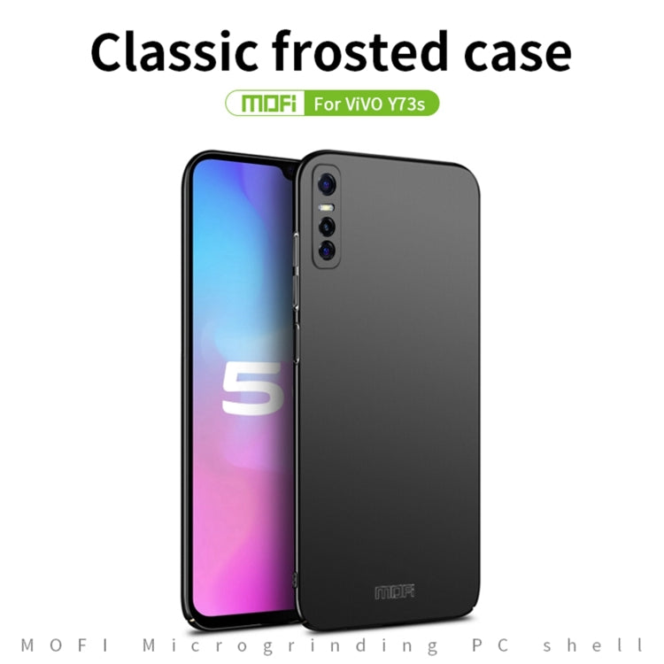 For vivo Y73s MOFI Frosted PC Ultra-thin Hard Case (Red) - vivo Cases by MOFI | Online Shopping South Africa | PMC Jewellery