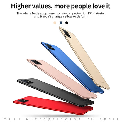 For OnePlus 8T MOFI Frosted PC Ultra-thin Hard Case (Blue) - OnePlus Cases by MOFI | Online Shopping South Africa | PMC Jewellery