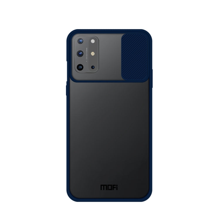 For OnePlus 8T MOFI Xing Dun SeriesTranslucent Frosted PC + TPU Privacy Anti-glare Shockproof All-inclusive Protective Case(Blue) - OnePlus Cases by MOFI | Online Shopping South Africa | PMC Jewellery