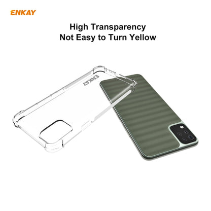 For LG K42 Hat-Prince ENKAY Clear TPU Shockproof Case Soft Anti-slip Cover - LG by ENKAY | Online Shopping South Africa | PMC Jewellery | Buy Now Pay Later Mobicred