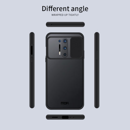 For OnePlus 8 Pro MOFI Xing Dun Series Translucent Frosted PC + TPU Privacy Anti-glare Shockproof All-inclusive Protective Case(Black) - OnePlus Cases by MOFI | Online Shopping South Africa | PMC Jewellery