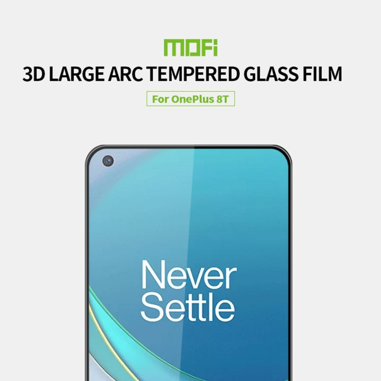 For OnePlus 8T MOFI 9H 3D Explosion-proof Curved Screen Tempered Glass Film - OnePlus Tempered Glass by MOFI | Online Shopping South Africa | PMC Jewellery