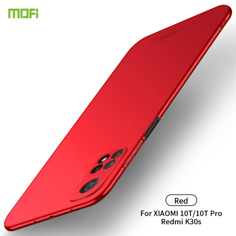 For Xiaomi Mi 10T / 10T Pro / K30S MOFI Frosted PC Ultra-thin Hard C(Red) - Xiaomi Cases by MOFI | Online Shopping South Africa | PMC Jewellery