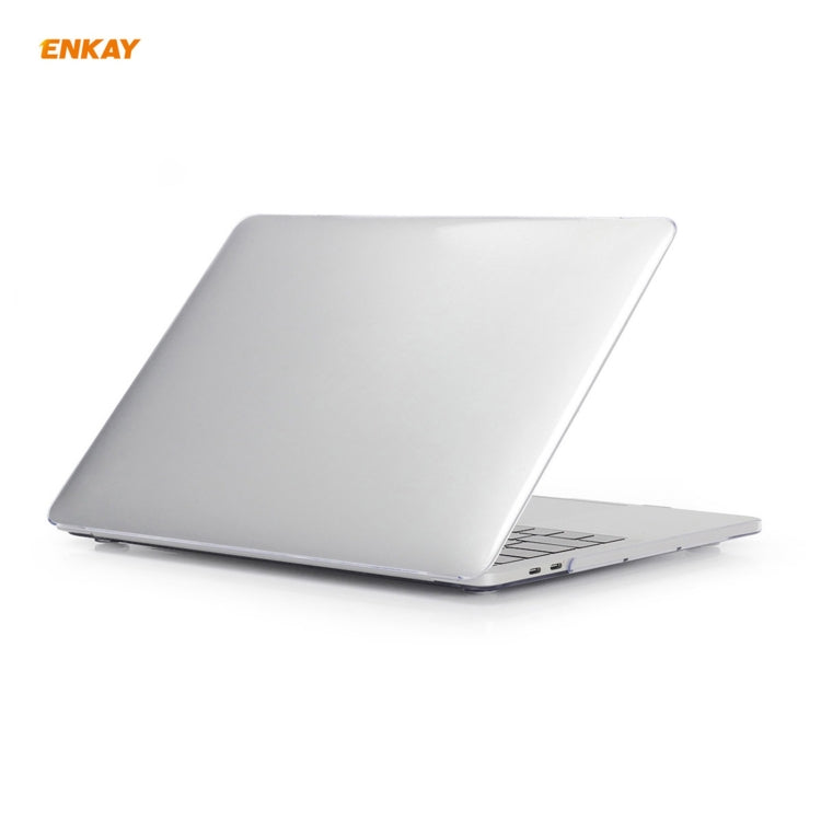 ENKAY 3 in 1 Crystal Laptop Protective Case + US Version TPU Keyboard Film + Anti-dust Plugs Set for MacBook Pro 13.3 inch A1708 (without Touch Bar)(Transparent) - MacBook Pro Cases by ENKAY | Online Shopping South Africa | PMC Jewellery | Buy Now Pay Later Mobicred