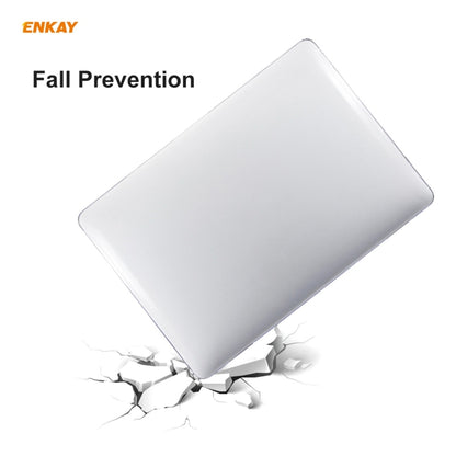 ENKAY 3 in 1 Crystal Laptop Protective Case + US Version TPU Keyboard Film + Anti-dust Plugs Set for MacBook Pro 13.3 inch A1708 (without Touch Bar)(Transparent) - MacBook Pro Cases by ENKAY | Online Shopping South Africa | PMC Jewellery | Buy Now Pay Later Mobicred