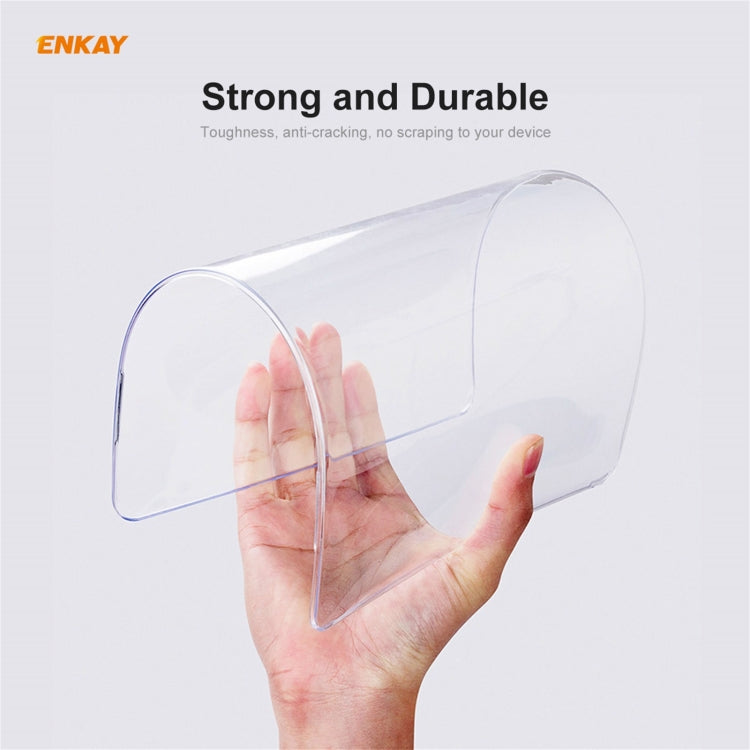 ENKAY 3 in 1 Crystal Laptop Protective Case + EU Version TPU Keyboard Film + Anti-dust Plugs Set for MacBook Pro 13.3 inch A1706 / A1989 / A2159 (with Touch Bar)(Transparent) - MacBook Pro Cases by ENKAY | Online Shopping South Africa | PMC Jewellery | Buy Now Pay Later Mobicred