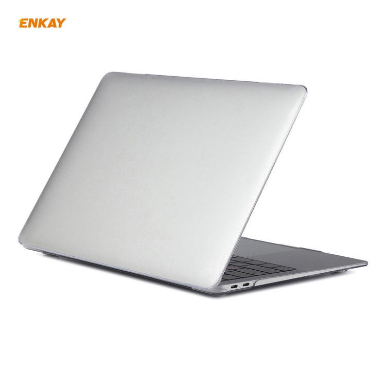 For MacBook Air 13.3 inch A2179 & A2337 2020 ENKAY 3 in 1 Crystal Laptop Protective Case + US Version TPU Keyboard Film + Anti-dust Plugs Set(Transparent) - MacBook Air Cases by WIWU | Online Shopping South Africa | PMC Jewellery | Buy Now Pay Later Mobicred