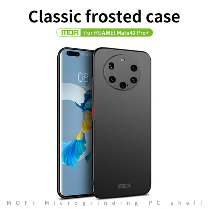 For Huawei Mate 40 Pro+ MOFI Frosted PC Ultra-thin Hard Case(Black) - Huawei Cases by MOFI | Online Shopping South Africa | PMC Jewellery