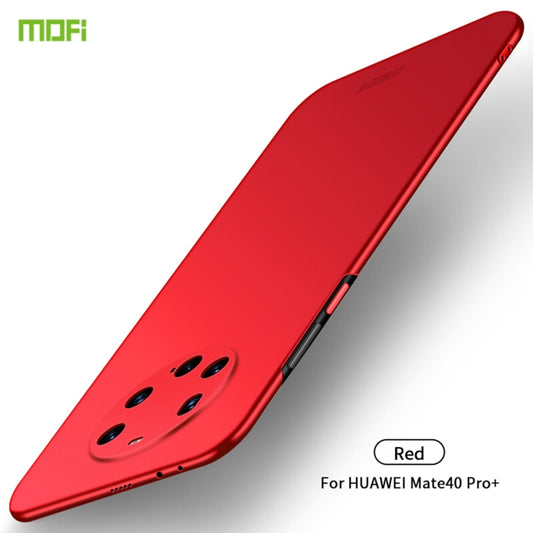 For Huawei Mate 40 Pro+ MOFI Frosted PC Ultra-thin Hard Case(Red) - Huawei Cases by MOFI | Online Shopping South Africa | PMC Jewellery