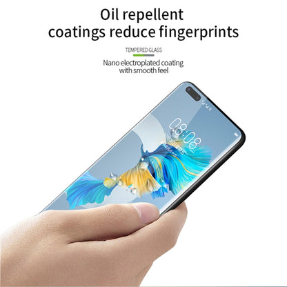 For Huawei Mate 40 MOFI 9H 3D Explosion Proof Hot Bending Full Screen Covered Tempered Glass Film(Black) - Huawei Tempered Glass by MOFI | Online Shopping South Africa | PMC Jewellery