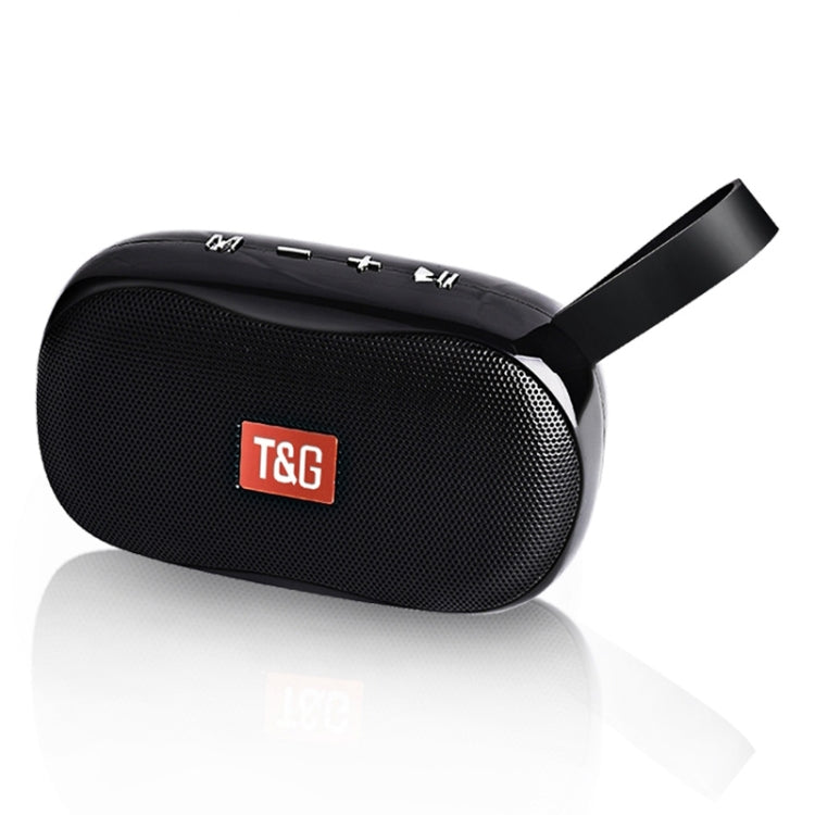 T&G TG173 TWS Subwoofer Bluetooth Speaker With Braided Cord, Support USB / AUX / TF Card / FM(Black) - Desktop Speaker by T&G | Online Shopping South Africa | PMC Jewellery | Buy Now Pay Later Mobicred