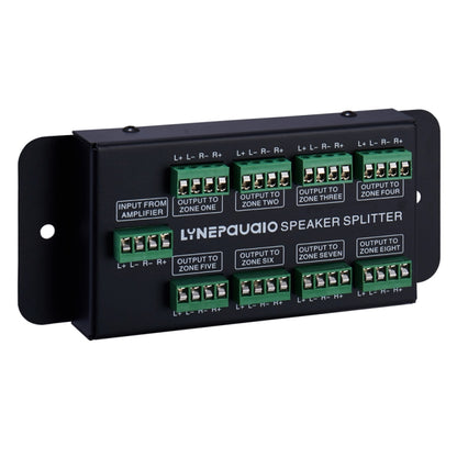 1 In 8 Out Amplifier And Sound Speaker Distributor, 8-Area Sound Source, Signal Distribution Panel, Audio Input, 300W Per Channel -  by PMC Jewellery | Online Shopping South Africa | PMC Jewellery | Buy Now Pay Later Mobicred