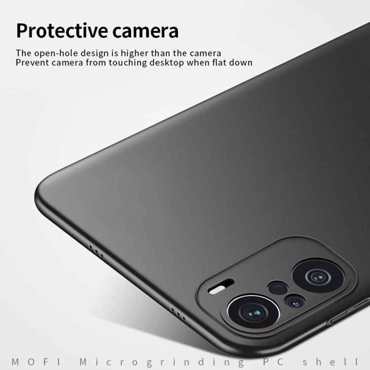 For Xiaomi Redmi K40 / K40 Pro MOFI Frosted PC Ultra-thin Hard Case(Gold) - Xiaomi Cases by MOFI | Online Shopping South Africa | PMC Jewellery