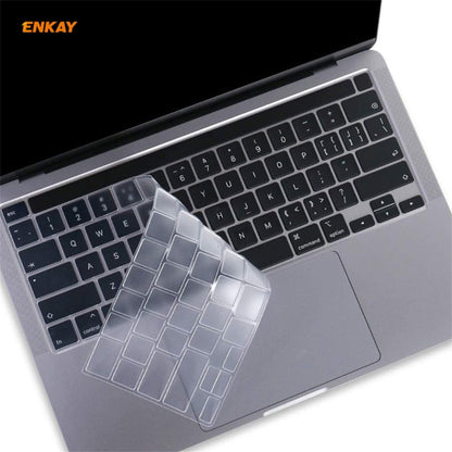 ENKAY Soft TPU Keyboard Protector Film for MacBook Pro 16 inch A2141 / Pro 13.3 inch A2289 & A2251 & A2338 (2020), EU Version - Keyboard Protector by ENKAY | Online Shopping South Africa | PMC Jewellery | Buy Now Pay Later Mobicred