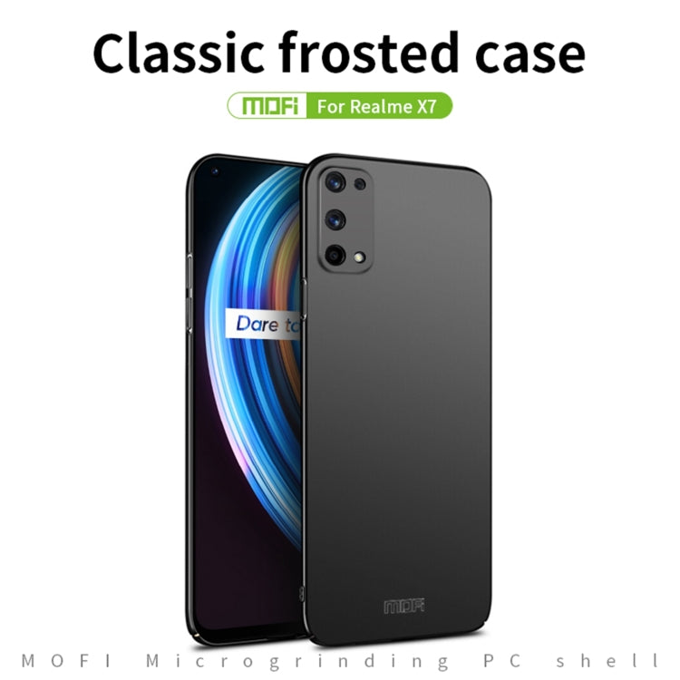 For OPPO Realme X7 MOFI Frosted PC Ultra-thin Hard Case(Gold) - Realme Cases by MOFI | Online Shopping South Africa | PMC Jewellery