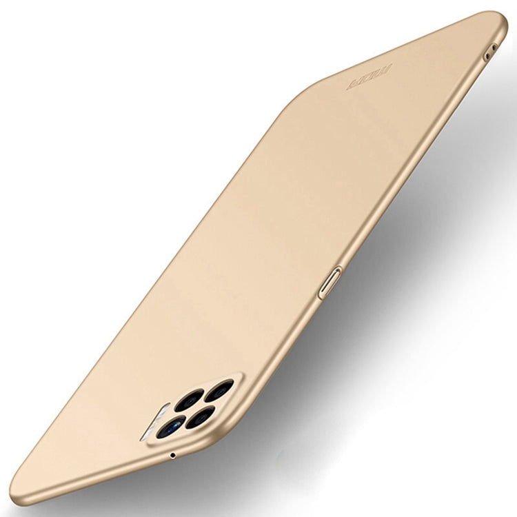 For OPPO F17 Pro / A93 MOFI Frosted PC Ultra-thin Hard Case(Gold) - OPPO Cases by MOFI | Online Shopping South Africa | PMC Jewellery