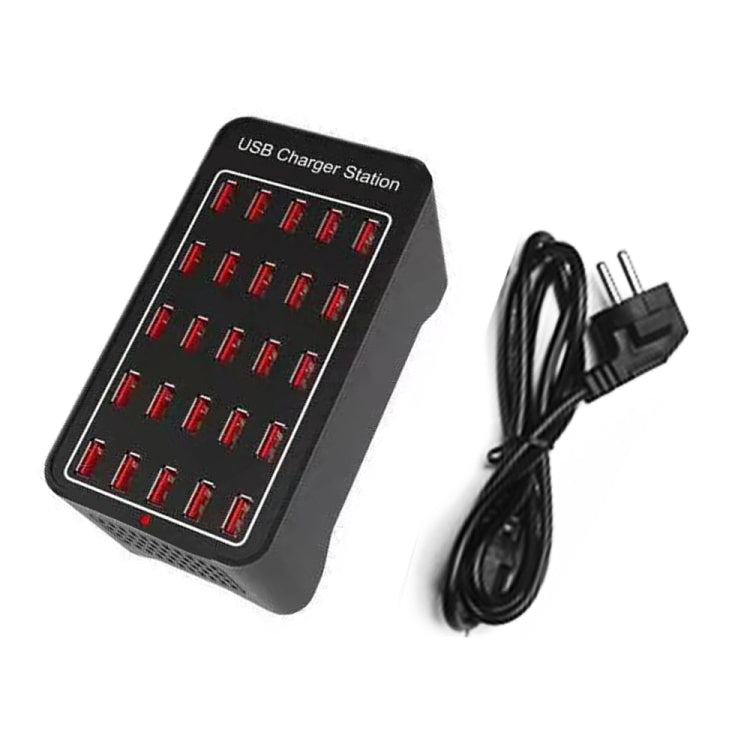 150W 25 USB Ports Fast Charger Station Smart Charger, AC 110-240V, Plug Size:EU Plug - Multifunction Charger by PMC Jewellery | Online Shopping South Africa | PMC Jewellery | Buy Now Pay Later Mobicred