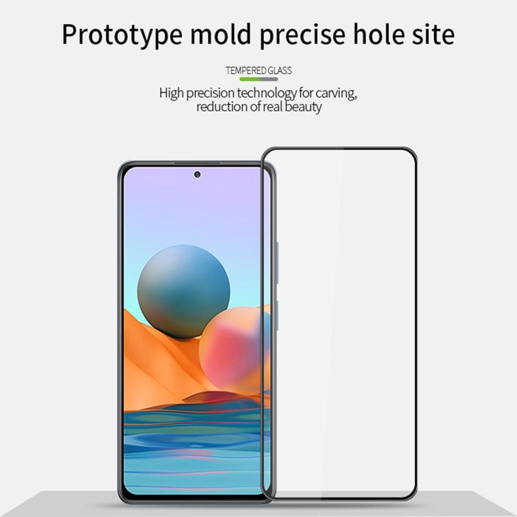 For Xiaomi Redmi Note 10 Pro / Note 10 Pro Max MOFI 9H 3D Explosion-proof Curved Screen Tempered Glass Film(Black) -  by MOFI | Online Shopping South Africa | PMC Jewellery