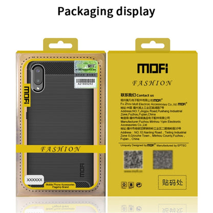 For Samsung Galaxy A02s/M02s/F02s(EU Version) MOFI Gentleness Series Brushed Texture Carbon Fiber Soft TPU Case(Black) - Galaxy Phone Cases by MOFI | Online Shopping South Africa | PMC Jewellery