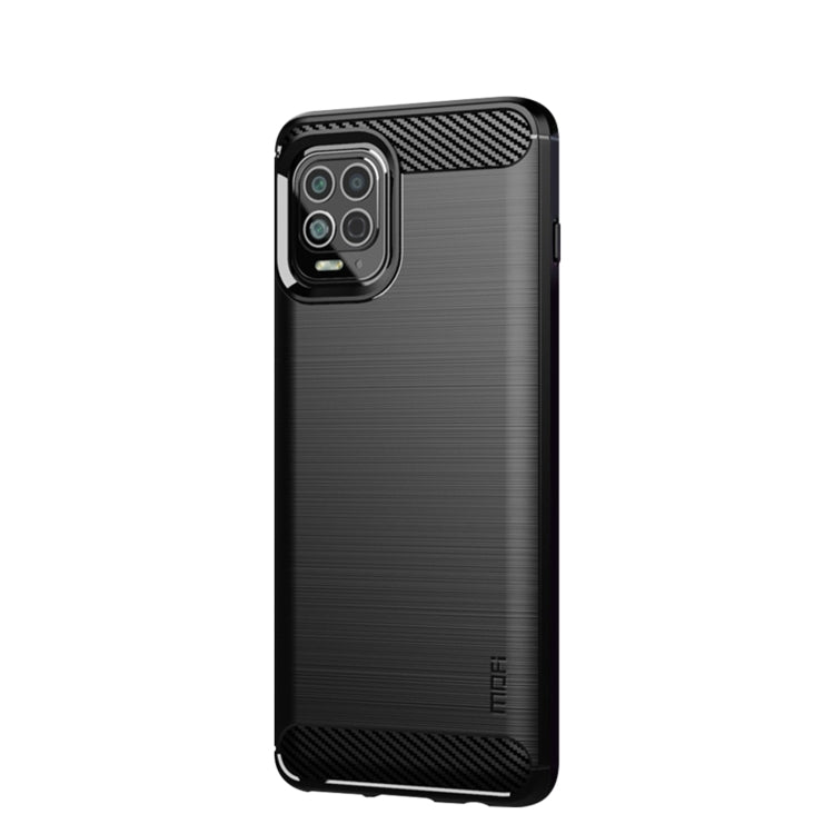 For Motorola Moto Edge S MOFI Gentleness Series Brushed Texture Carbon Fiber Soft TPU Case(Black) - Motorola Cases by MOFI | Online Shopping South Africa | PMC Jewellery