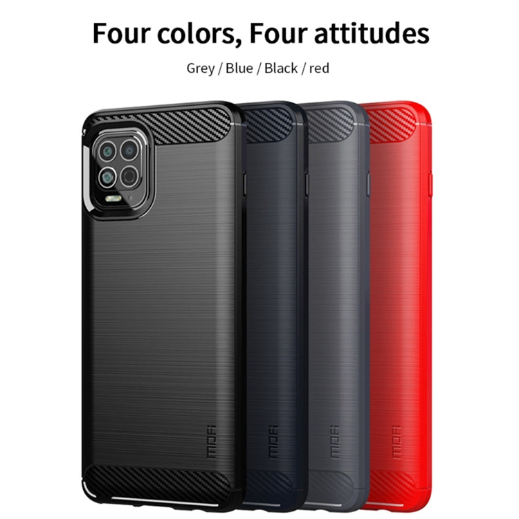 For Motorola Moto Edge S MOFI Gentleness Series Brushed Texture Carbon Fiber Soft TPU Case(Black) - Motorola Cases by MOFI | Online Shopping South Africa | PMC Jewellery