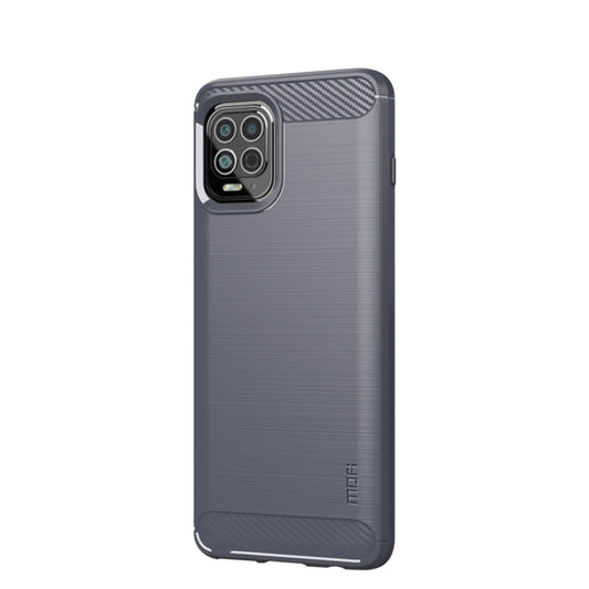 For Motorola Moto Edge S MOFI Gentleness Series Brushed Texture Carbon Fiber Soft TPU Case(Gray) - Motorola Cases by MOFI | Online Shopping South Africa | PMC Jewellery