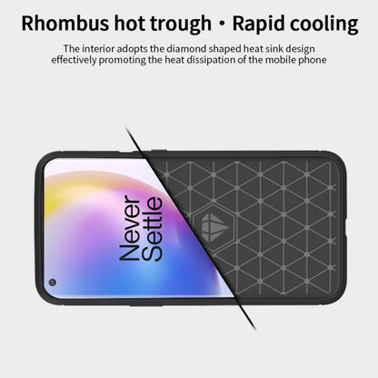 For OnePlus 8 Pro MOFI Gentleness Series Brushed Texture Carbon Fiber Soft TPU Case(Black) - OnePlus Cases by MOFI | Online Shopping South Africa | PMC Jewellery