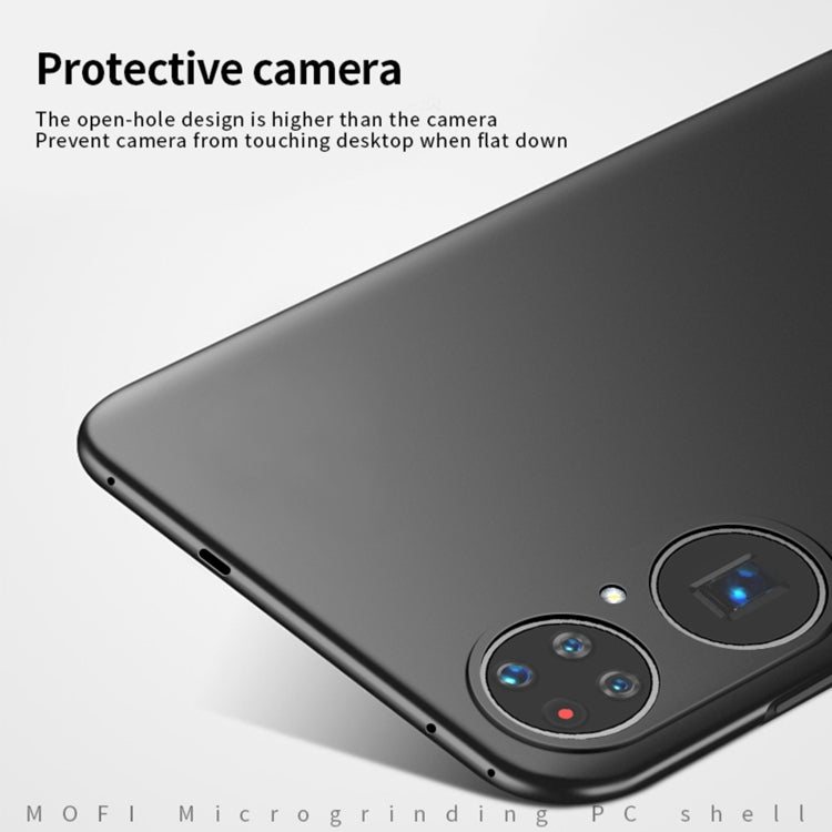 For Huawei P50 Pro MOFI Frosted PC Ultra-thin Hard Case(Black) - Huawei Cases by MOFI | Online Shopping South Africa | PMC Jewellery