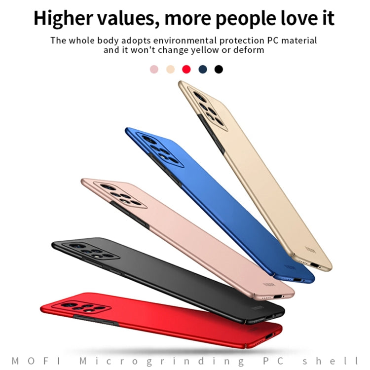 For Honor V40  MOFI Frosted PC Ultra-thin Hard Case(Rose gold) - Honor Cases by MOFI | Online Shopping South Africa | PMC Jewellery