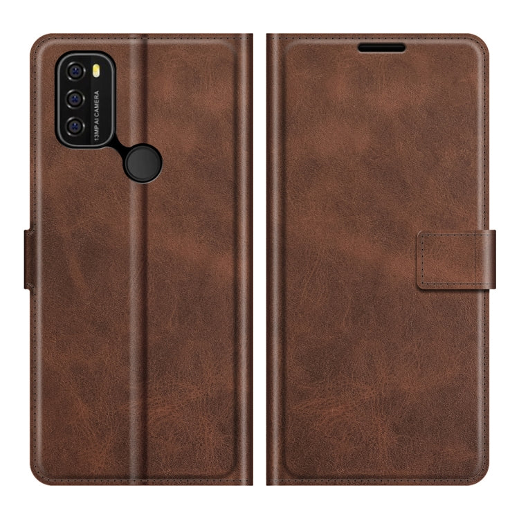 For Blackview A70 Retro Calf Pattern Buckle Horizontal Flip Leather Case with Holder & Card Slots & Wallet(Dark Brown) - More Brand by PMC Jewellery | Online Shopping South Africa | PMC Jewellery | Buy Now Pay Later Mobicred