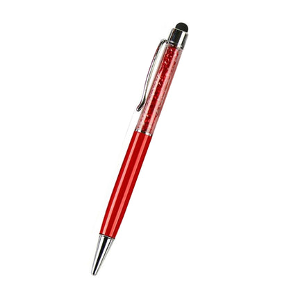 AT-22  2 in 1 Universal Flash Diamond Decoration Capacitance Pen Stylus Ballpoint Pen(Red) - Stylus Pen by PMC Jewellery | Online Shopping South Africa | PMC Jewellery | Buy Now Pay Later Mobicred