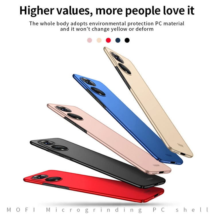 For Honor 50 MOFI Frosted PC Ultra-thin Hard Case(Red) - Honor Cases by MOFI | Online Shopping South Africa | PMC Jewellery