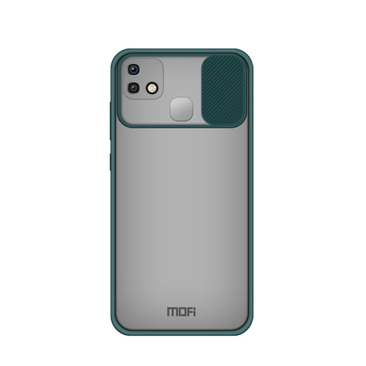 For Infinix HOT 10i MOFI Xing Dun Series Translucent Frosted PC + TPU Privacy Anti-glare Shockproof All-inclusive Protective Case(Green) - Infinix Cases by MOFI | Online Shopping South Africa | PMC Jewellery